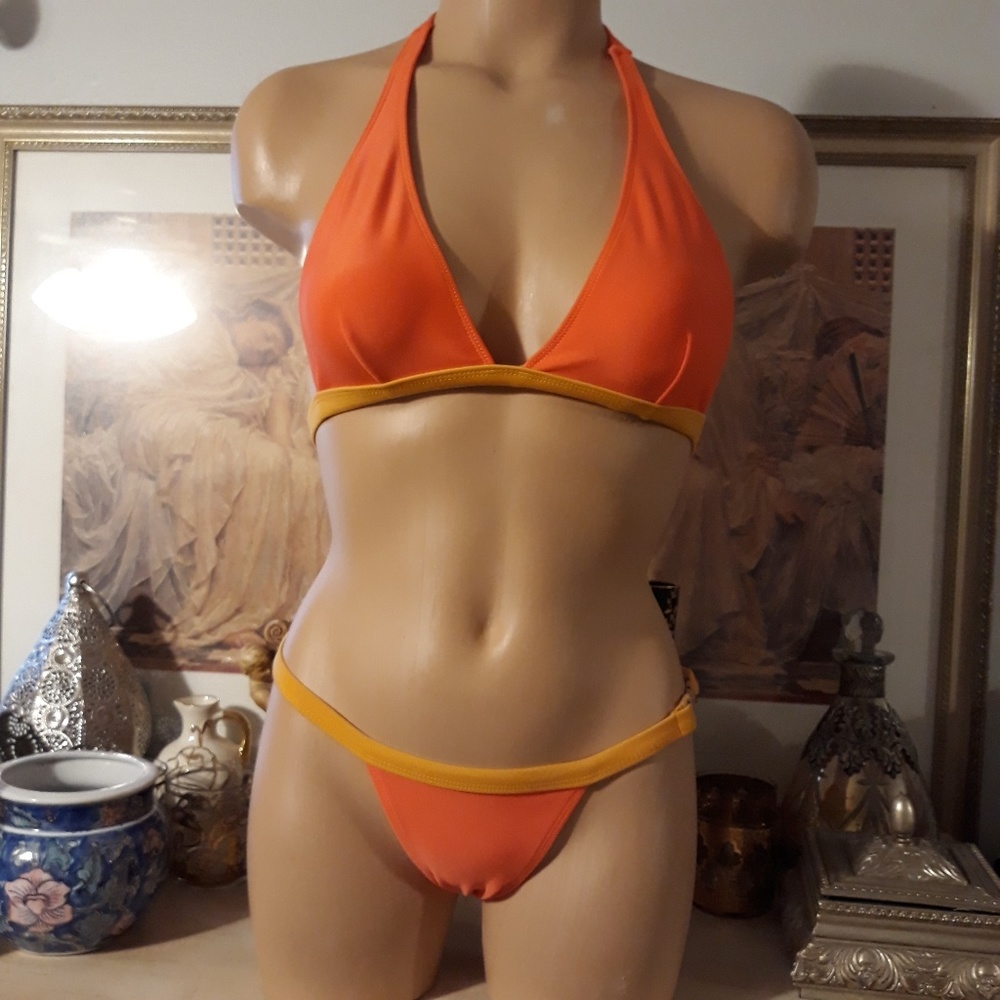 Biquini Brasil Orange Bikini M VGC